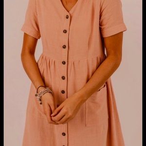 Roolee midi dress nursing friendly size medium